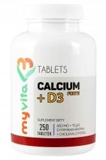 Zdjęcie MyVita Calcium forte +D3 250tabl.