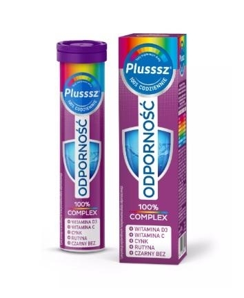 Zdjęcie Plusssz Odporność 100% Complex 20tabl.m.