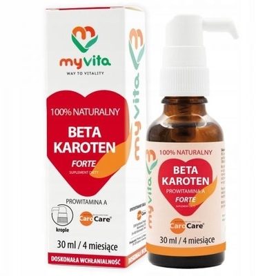 Zdjęcie MyVita Beta karoten Forte krop. 30 ml
