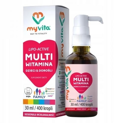 Zdjęcie MyVita Multiwitamina krop. 30 ml