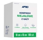 Zdjęcie Kompresy gaz.niej. 10x10 100szt. APTEO