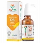 Zdjęcie MyVita Witamina D3 Forte 2000i krop. 30 ml