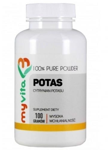Zdjęcie MyVita Potas (Cytrynian) prosz. 100 g