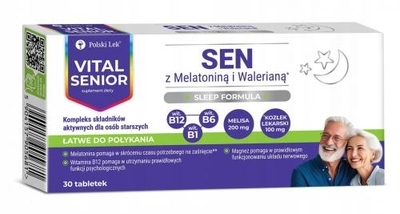 Zdjęcie Vital Senior Sen tabl.powl. 30 tabl.