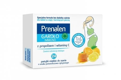 Zdjęcie Prenalen Gardło Immuno 24pastyl.