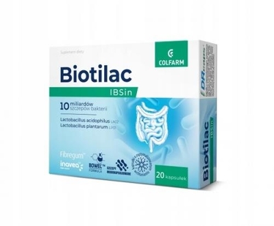 Zdjęcie Biotilac Ibsin kaps. 20 kaps.