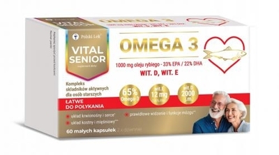 Zdjęcie Vital Senior Omega 3 kaps.miękkie 60kaps.