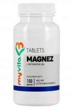 Zdjęcie MyVita Magnez + Witamina B6 tabl. 100tabl.