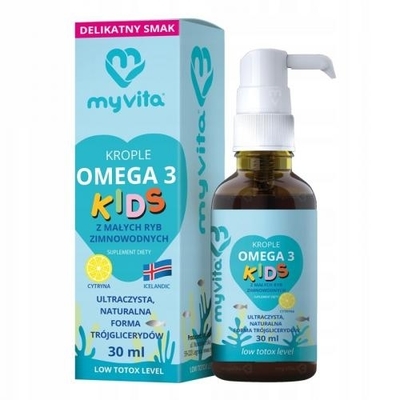 Zdjęcie MyVita Omega-3 Kids krop. 30 ml