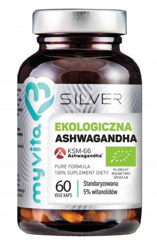 Zdjęcie MyVita SILVER Ashwagandha  60 kaps.
