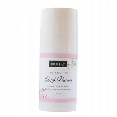 Zdjęcie BIOETIQ Krem do rąk róża japońska 100ml