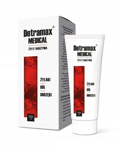 Zdjęcie Detramax Medical Żyły I Naczynia żel 100ml