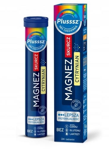 Zdjęcie Plusssz Magnez Skurcz Cytrynian 24tabl.mus