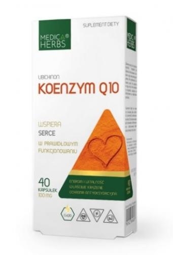 Zdjęcie Koenzym Q10 100mg 40kaps. MEDICA HERBS