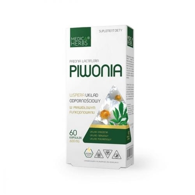 Zdjęcie Piwonia 60kaps. MEDICA HERBS