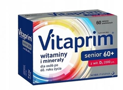 Zdjęcie Vitaprim Senior tabl.powl. 60 tabl. RADA