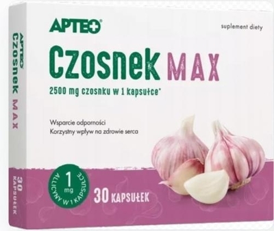 Zdjęcie Czosnek Max APTEO kaps.elast. 30 kaps.