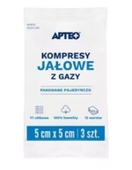 Zdjęcie Kompresy gaz. jał. APTEO CARE 5x5cm 3szt.