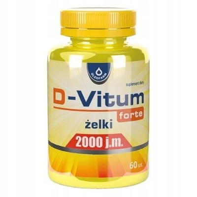 Zdjęcie D-Vitum Forte 2000 j.m. Żelki 60 szt. OLE