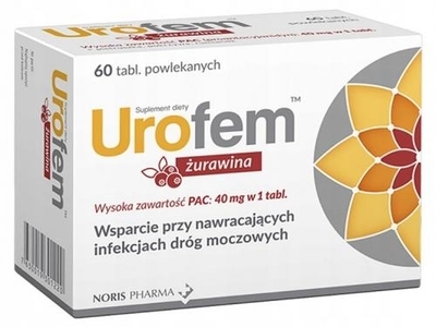 Zdjęcie Urofem Żurawina 60 tabletek