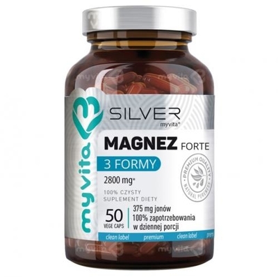 Zdjęcie MyVita Silver Magnez Forte 3 Formy kaps. 5
