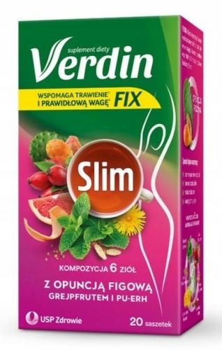 Zdjęcie Verdin Fix Slim saszet. 20 sasz. po 2 g