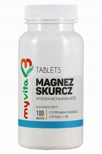 Zdjęcie MyVita Magnez skurcz tabl. 100 tabl.