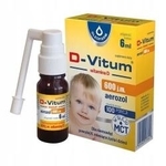 Zdjęcie D-Vitum Witamina D 600 j.m. aerozol 6ml