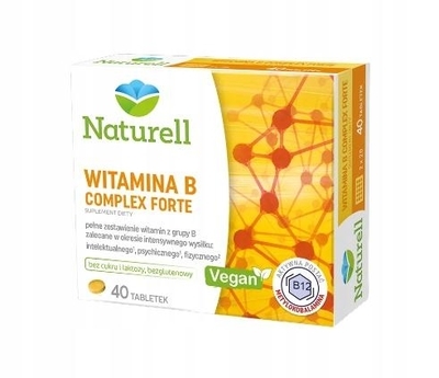 Zdjęcie NATURELL Witamina B Complex Forte 40tabl.