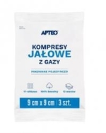 Zdjęcie Kompresy gaz. jał. APTEO CARE 9x9cm 3szt. 