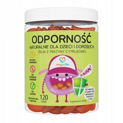 Zdjęcie MyVita Odporność żelki 120 szt.