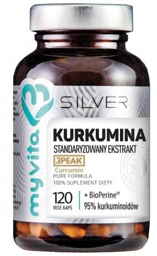 Zdjęcie MyVita SILVER Kurkumina 120 kaps.