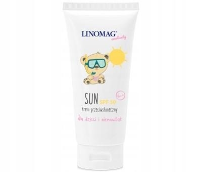 Zdjęcie LINOMAG SUN Krem p/słoneczny SPF50 d/dziec