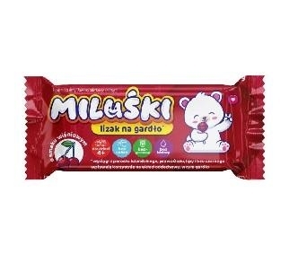 Zdjęcie Miluśki Lizak na gardło o sm.wiśniowym 1sz