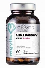 Zdjęcie MyVita Kwas Alfaliponowy R-ALA 60kaps.