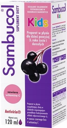 Zdjęcie Sambucol Kids płyn 120 ml