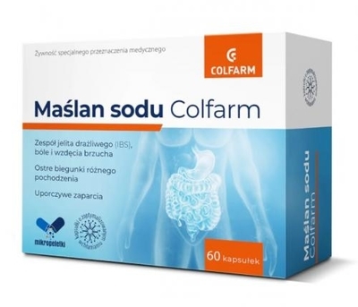 Zdjęcie Maślan Sodu 300 Colfarm kaps. 60 kaps.