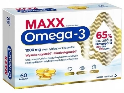 Zdjęcie Maxx Omega 3 kaps.miękkie 60 kaps.