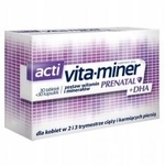 Zdjęcie Vita-miner Prenatal+DHA 30tabletek + 30 kapsułek