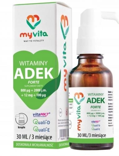 Zdjęcie MyVita Witaminy ADEK Forte krople 30 ml