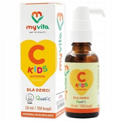 Zdjęcie MyVita Witamina C KIDS krople 50 ml