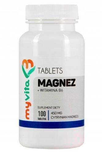 Zdjęcie MyVita Magnez + Witamina B6 tabl. 100tabl.